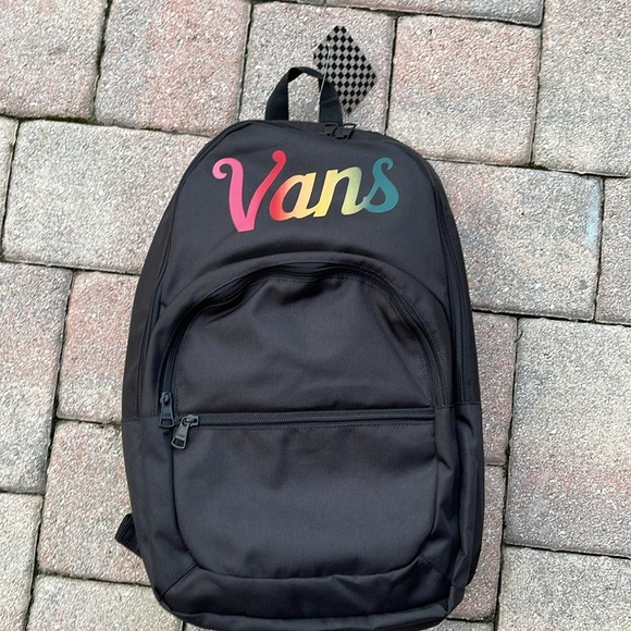 VANS Ranged 2 Backpack Black Women Casual School Student Bag  VN0A7UFNJNH
NWT - Picture 13 of 16